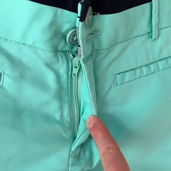 Anthropologie Teal Ankle Pants - Picture 8 of 12